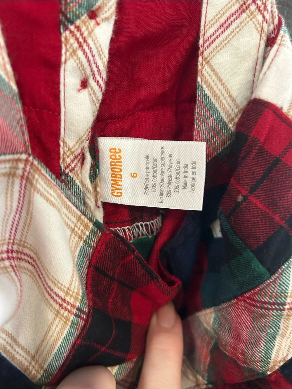 Gymboree Girls Size 6 Patchwork Plaid Tartan Christmas Holiday Dress